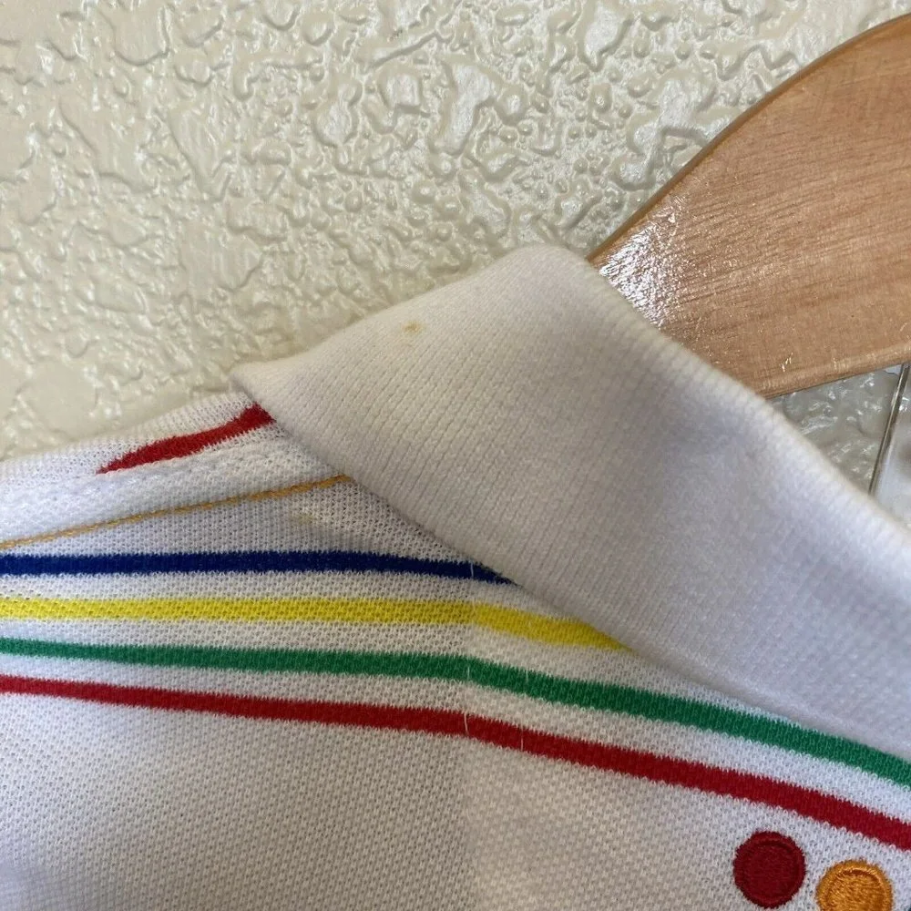 kids coogi longsleeve shirt Collared Polo Style Layered Look‎ Sleeves Rainbow 7